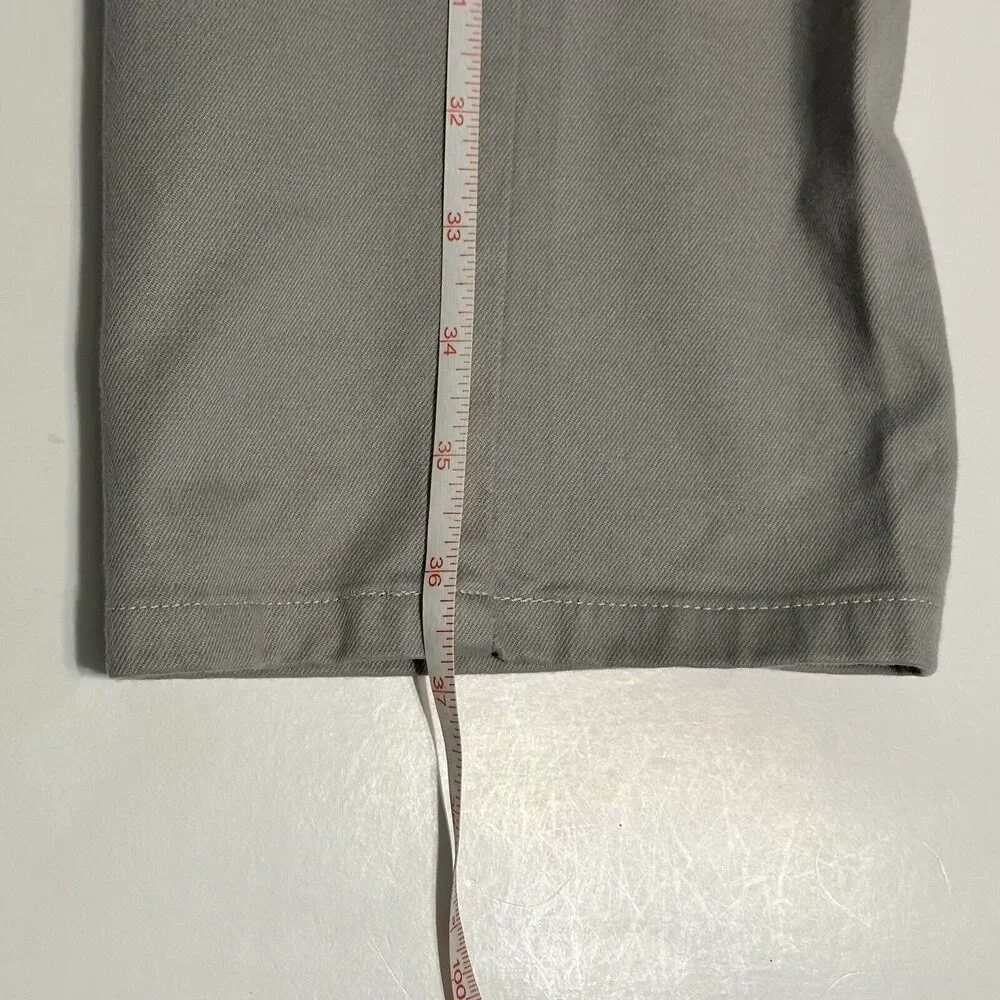 PETER MILLAR Pants Mens Size 36x36 Crown Pilot Flat Front MTN Gray Golf Trouser